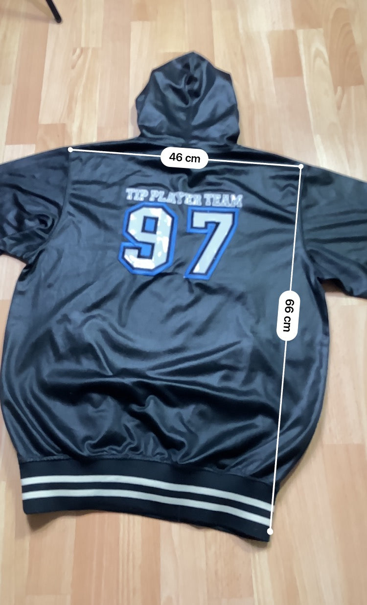 Sweat à capuche Tipster hip-hop-Taille-vintage-ample-brodé-années 1990-2000-cyber-années 2000-rare Bigshopstyle