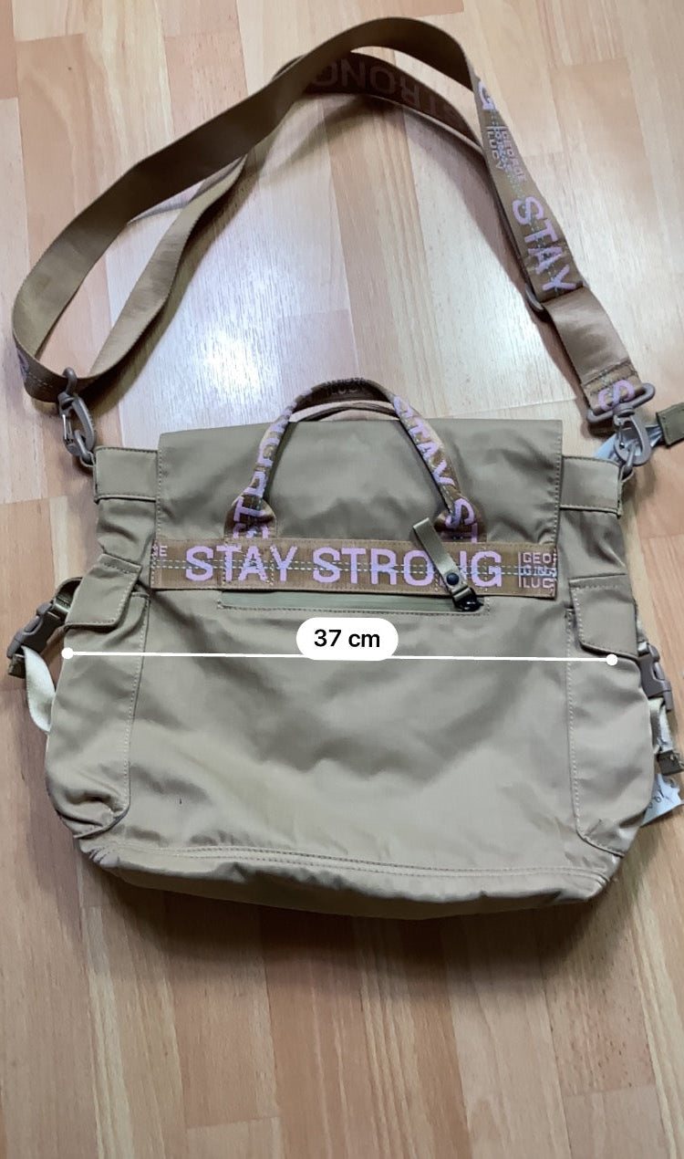 George gina & Lucy Bag - vintage - ample - brodé - 1990s - 2000s - cybery2k - rare