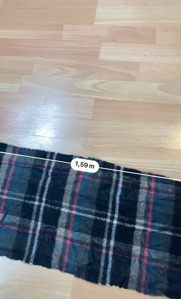 Scarf - vintage - ample - brodé - 1990s - 2000s - cybery2k - rare