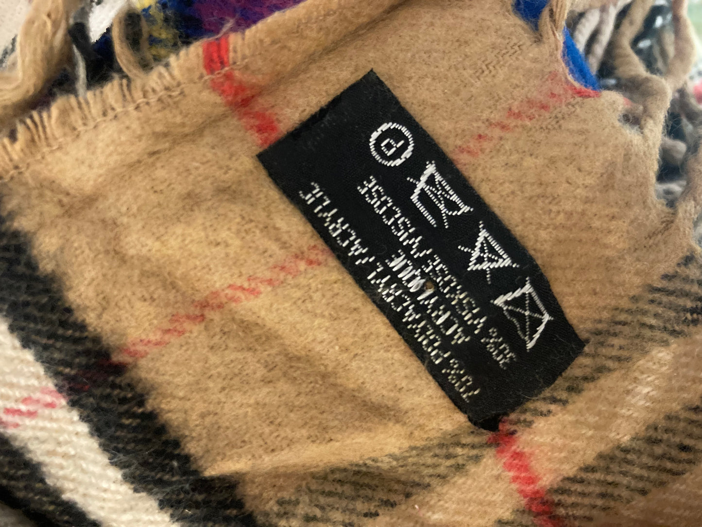 Scarf - vintage - ample - brodé - 1990s - 2000s - cybery2k - rare