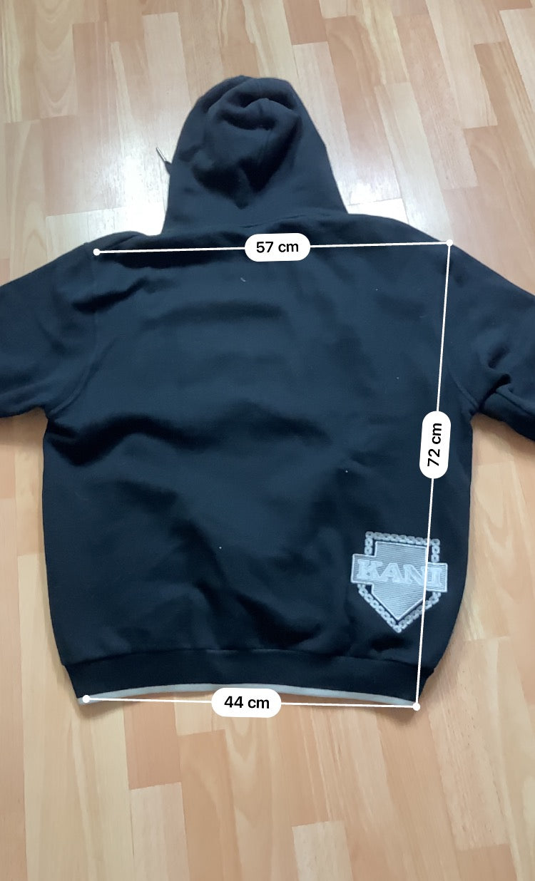 Hoodie Karlkani hiphop - Size L - vintage - ample - brodé - 1990s - 2000s - cybery2k - rare