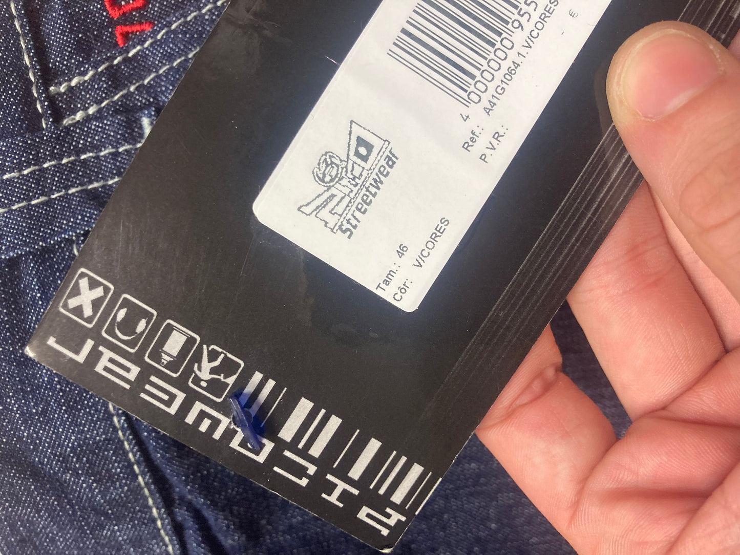 PicoWear baggy hiphop - Size 46 - vintage - ample - brodé - 1990s - 2000s - cybery2k - rare