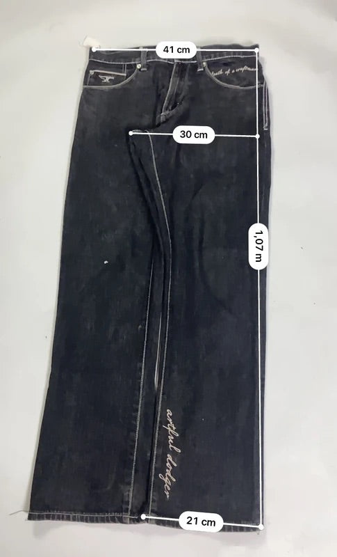 Artful dodger baggy hiphop - Size 42 - vintage - ample - brodé - 1990s - 2000s - cybery2k - rare