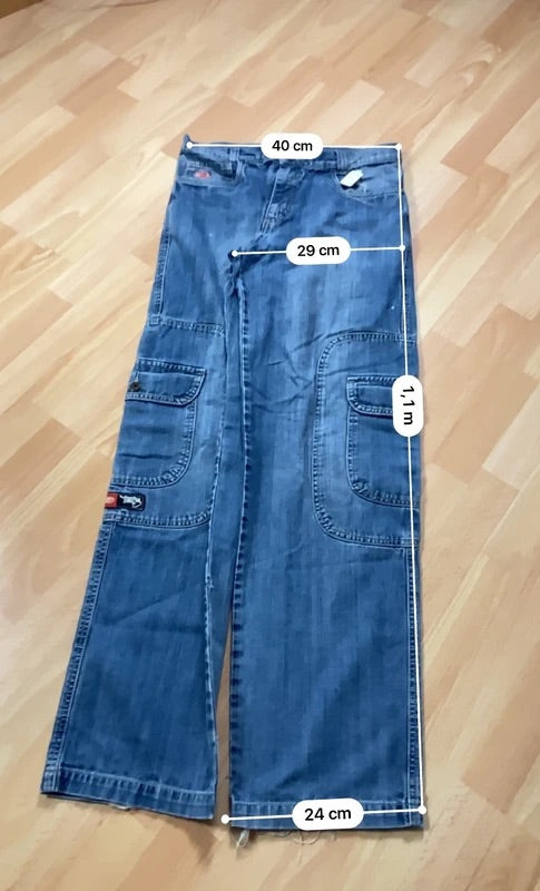 Rentz baggy hiphop - Size 40 - vintage - ample - brodé - 1990s - 2000s - cybery2k - rare