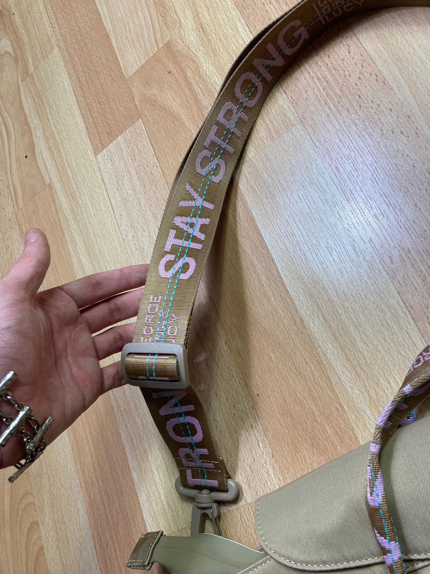 George gina & Lucy Bag - vintage - ample - brodé - 1990s - 2000s - cybery2k - rare