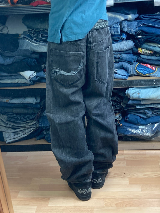 Roccawear baggy hiphop - Size 32 - vintage - ample - brodé - 1990s - 2000s - cybery2k - rare