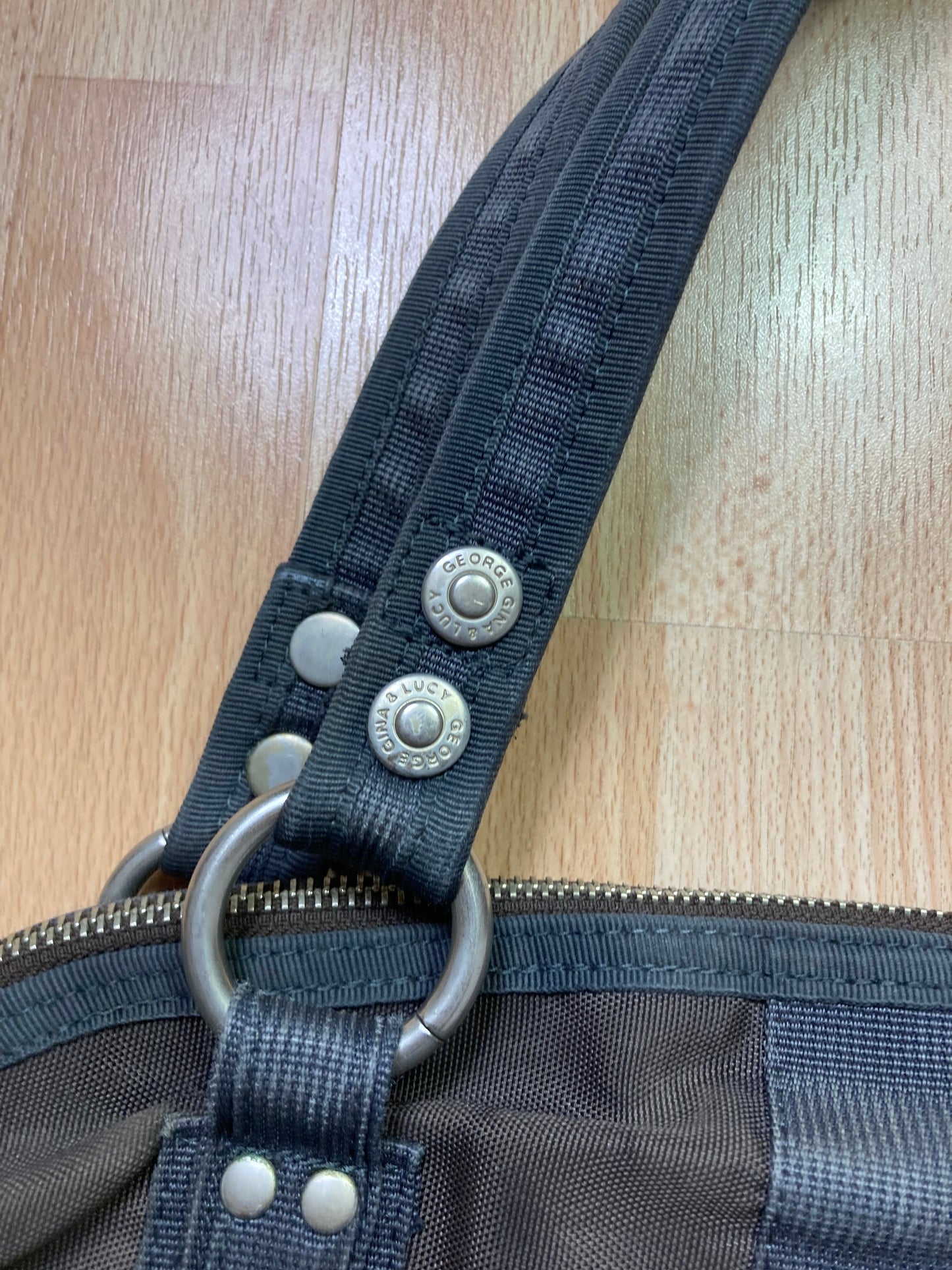 George gina & Lucy Bag - vintage - ample - brodé - 1990s - 2000s - cybery2k - rare