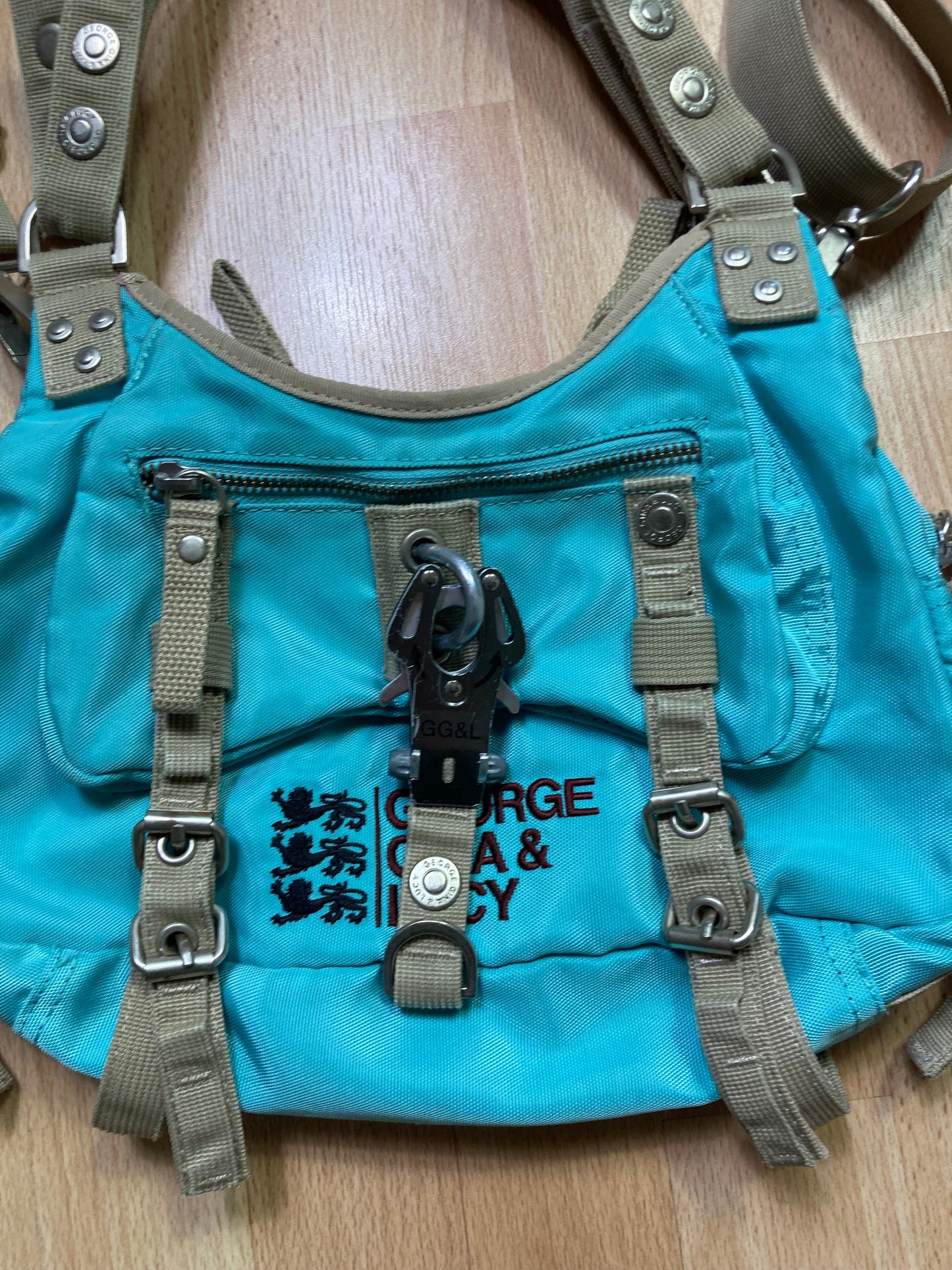 George gina & Lucy Bag - vintage - ample - brodé - 1990s - 2000s - cybery2k - rare