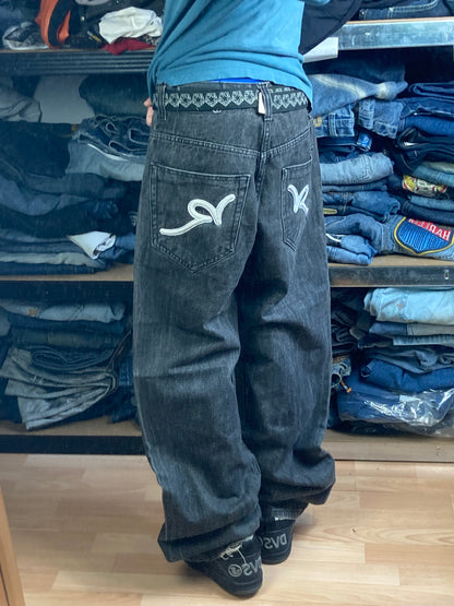 Roccawear baggy hiphop - Size 32 - vintage - ample - brodé - 1990s - 2000s - cybery2k - rare