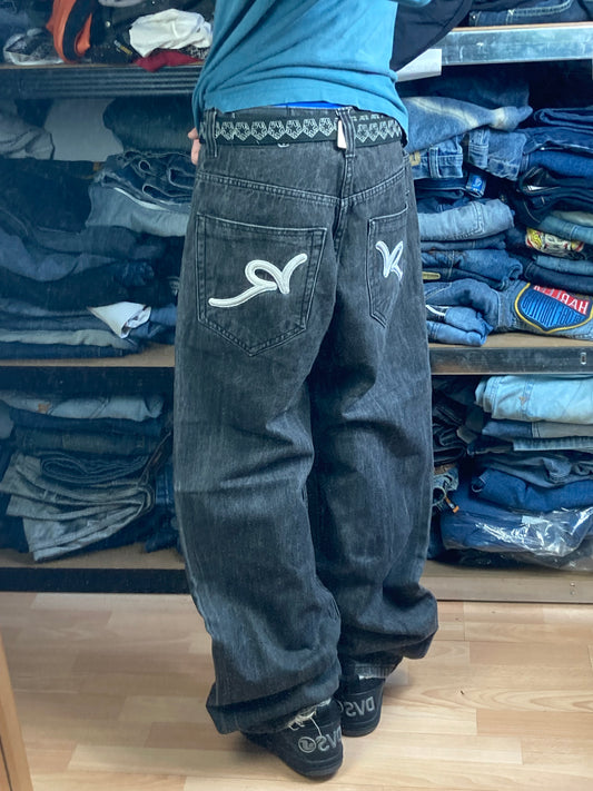 Roccawear baggy hiphop - Size 32 - vintage - ample - brodé - 1990s - 2000s - cybery2k - rare