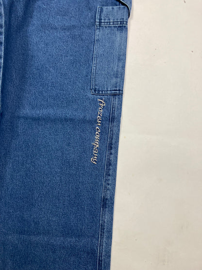 Frozen baggy hiphop - Size L-XL - vintage - ample - brodé - 1990s - 2000s - cybery2k - rare