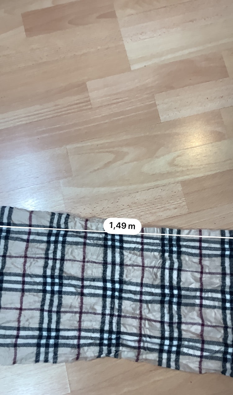 Scarf - vintage - ample - brodé - 1990s - 2000s - cybery2k - rare