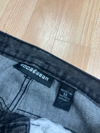 Roccawear baggy hiphop - Size 32 - vintage - ample - brodé - 1990s - 2000s - cybery2k - rare