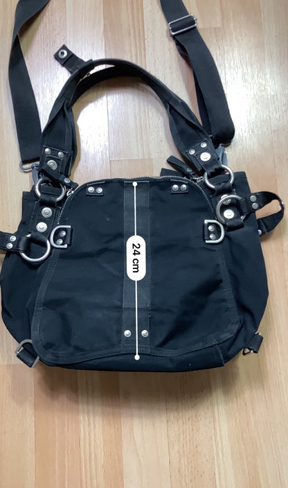 George gina & Lucy Bag - vintage - ample - brodé - 1990s - 2000s - cybery2k - rare