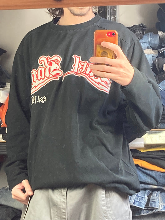 Longsleeve Karlkani hiphop - Size M - vintage - ample - brodé - 1990s - 2000s - cybery2k - rare