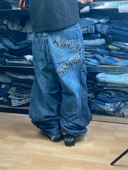 Rockawear baggy hiphop - Size XL - vintage - ample - brodé - 1990s - 2000s - cybery2k - rare Bigshopstyle
