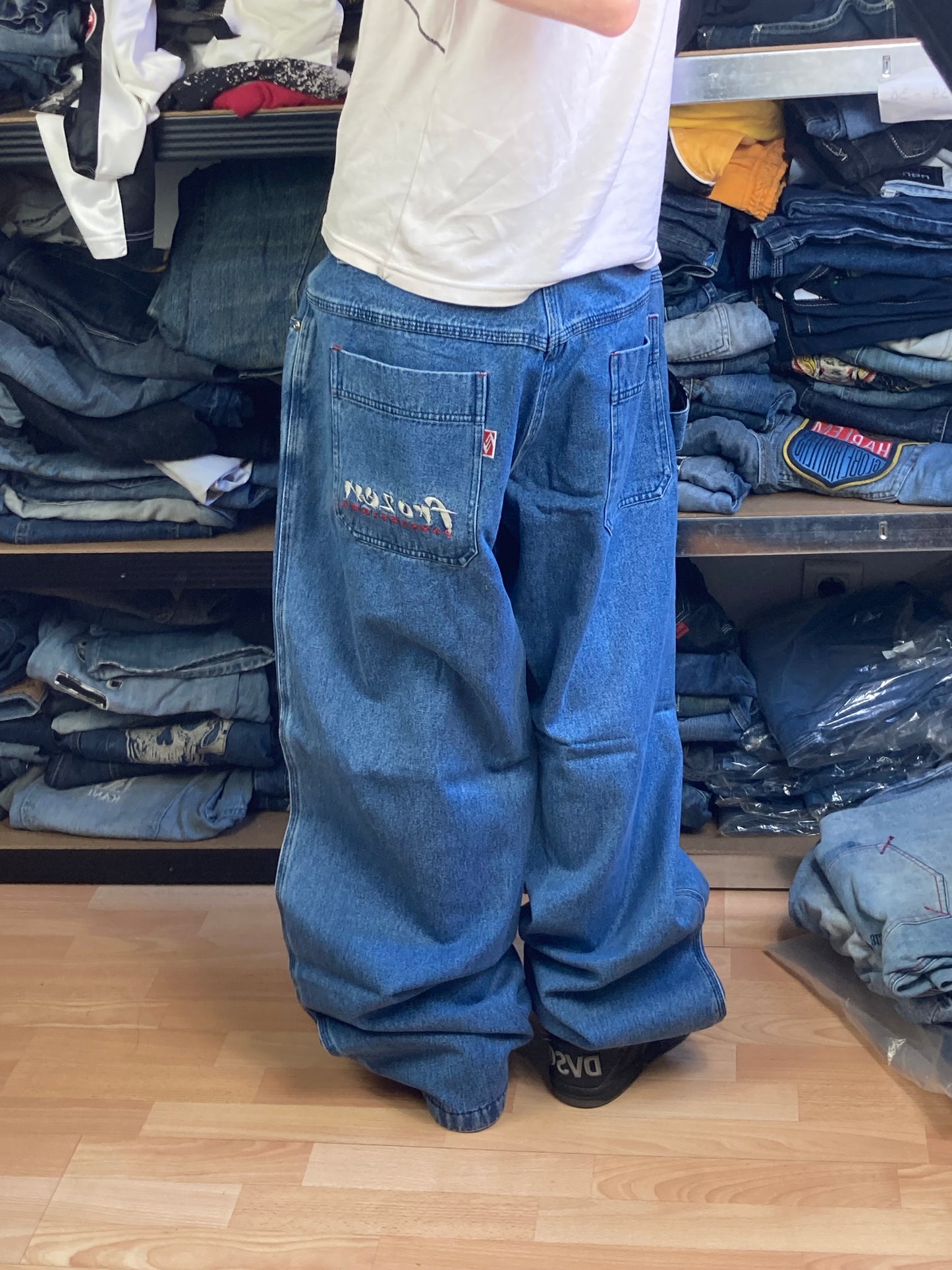 Frozen baggy hiphop - Size L-XL - vintage - ample - brodé - 1990s - 2000s - cybery2k - rare