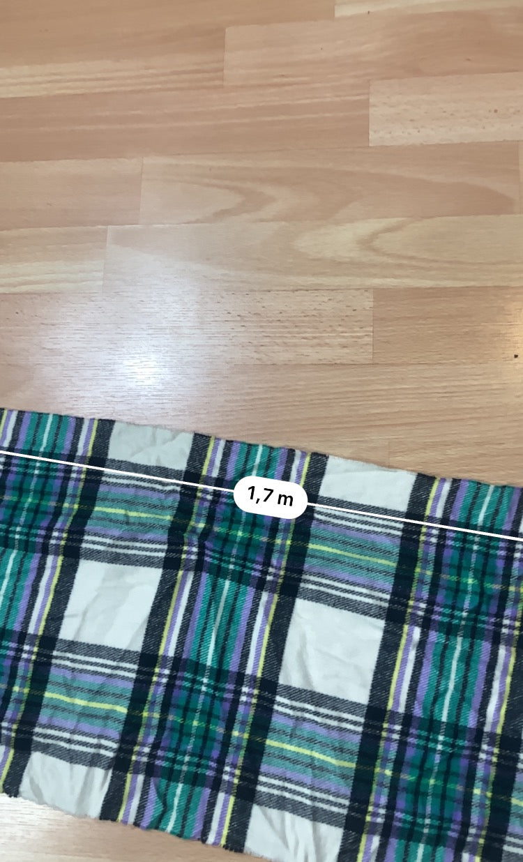 Scarf - vintage - ample - brodé - 1990s - 2000s - cybery2k - rare