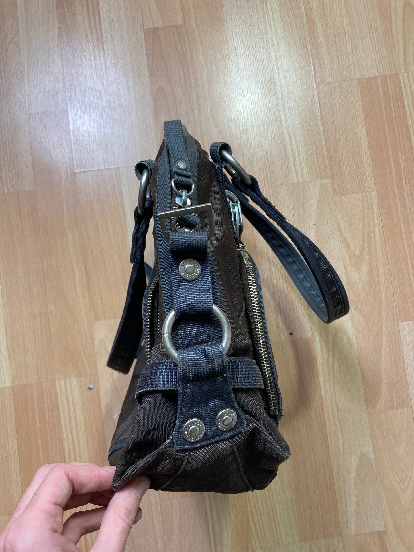 George gina & Lucy Bag - vintage - ample - brodé - 1990s - 2000s - cybery2k - rare