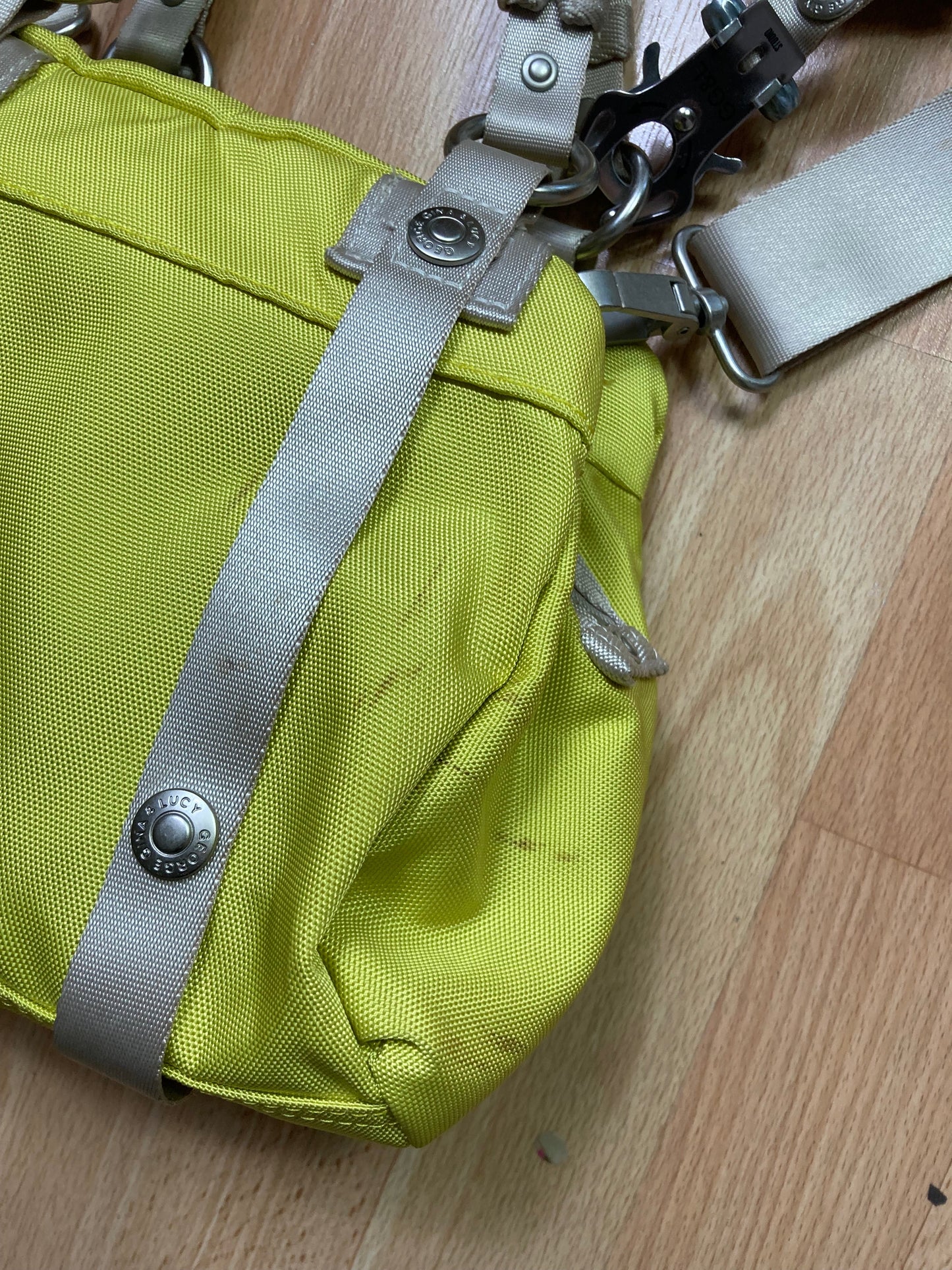 George gina & Lucy Bag - vintage - ample - brodé - 1990s - 2000s - cybery2k - rare