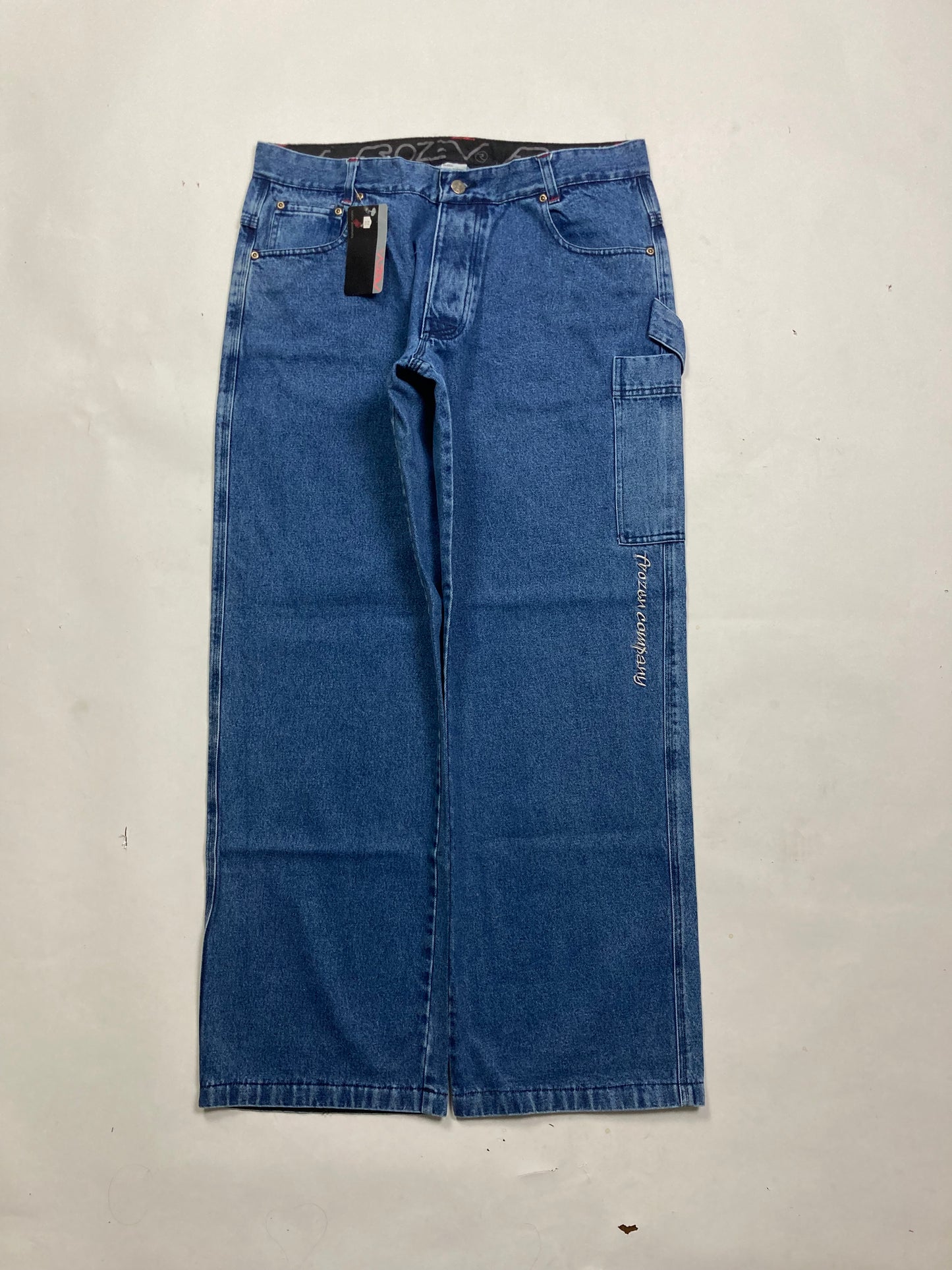 Frozen baggy hiphop - Size L-XL - vintage - ample - brodé - 1990s - 2000s - cybery2k - rare