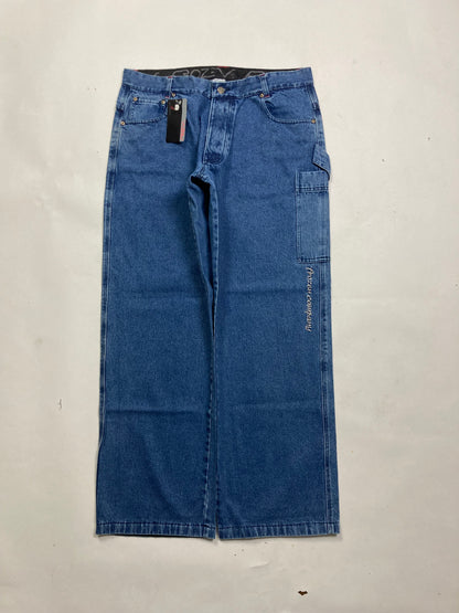 Frozen baggy hiphop - Size L-XL - vintage - ample - brodé - 1990s - 2000s - cybery2k - rare