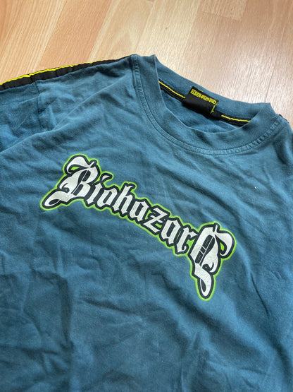 Longsleeve Biohazard hiphop - Size M - vintage - ample - brodé - 1990s - 2000s - cybery2k - rare
