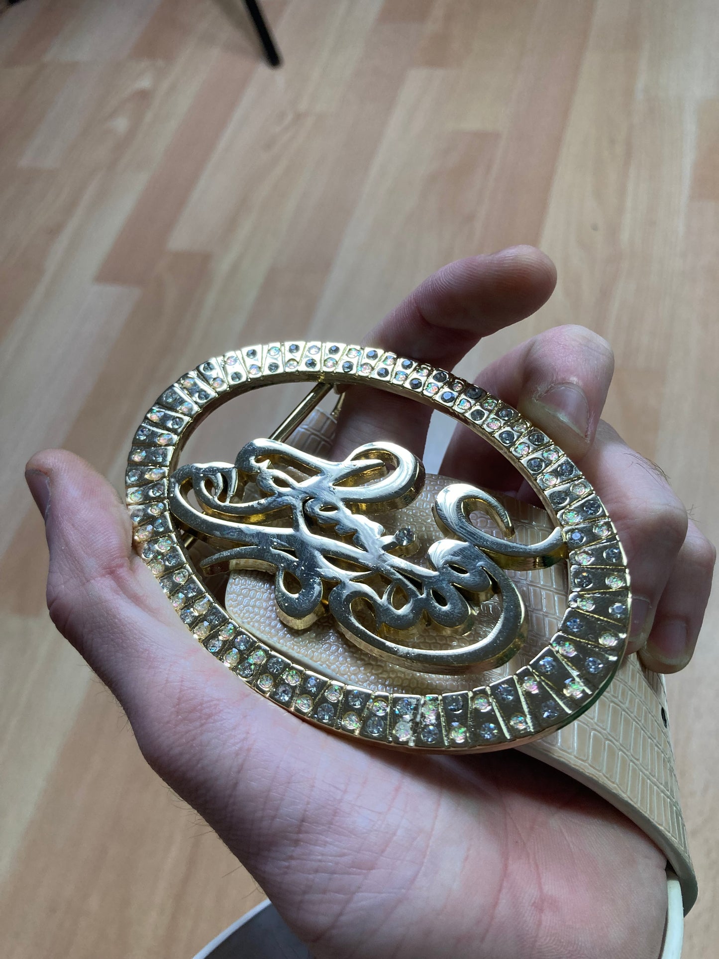 Karlkani Belt - vintage - ample - brodé - 1990s - 2000s - cybery2k - rare