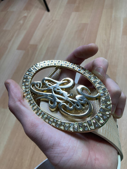 Karlkani Belt - vintage - ample - brodé - 1990s - 2000s - cybery2k - rare