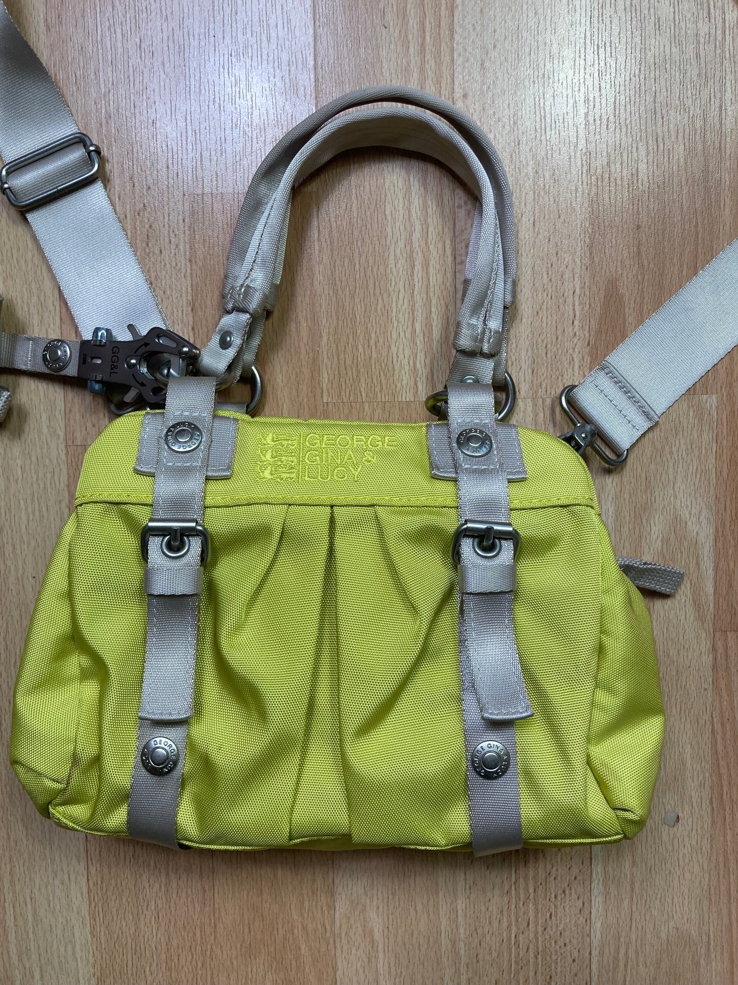 George gina & Lucy Bag - vintage - ample - brodé - 1990s - 2000s - cybery2k - rare