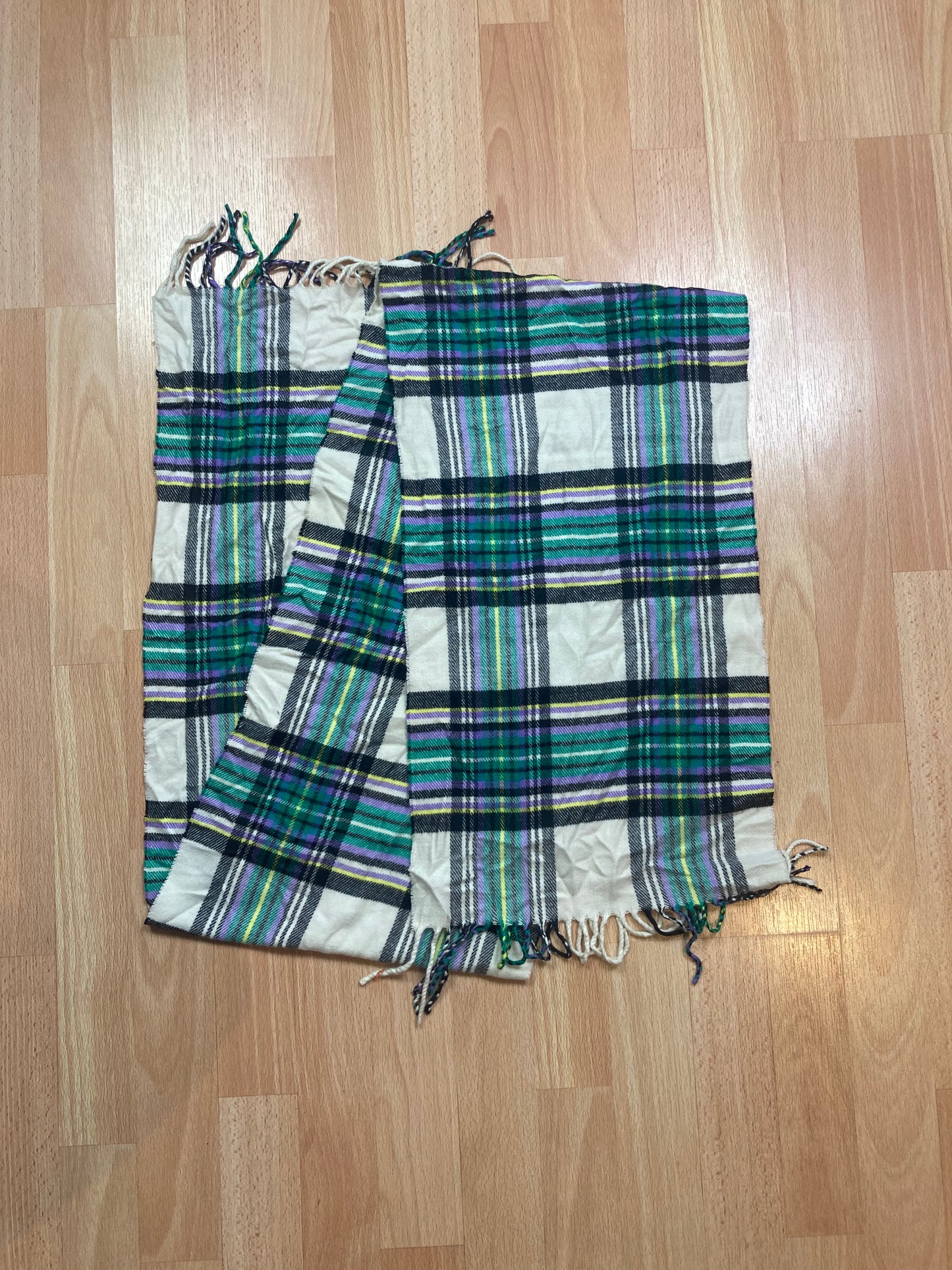 Scarf - vintage - ample - brodé - 1990s - 2000s - cybery2k - rare