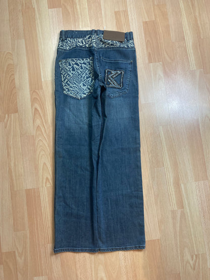 Karlkani baggy hiphop - Size S - vintage - ample - brodé - 1990s - 2000s - cybery2k - rare