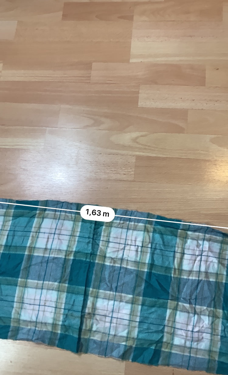 Scarf - vintage - ample - brodé - 1990s - 2000s - cybery2k - rare