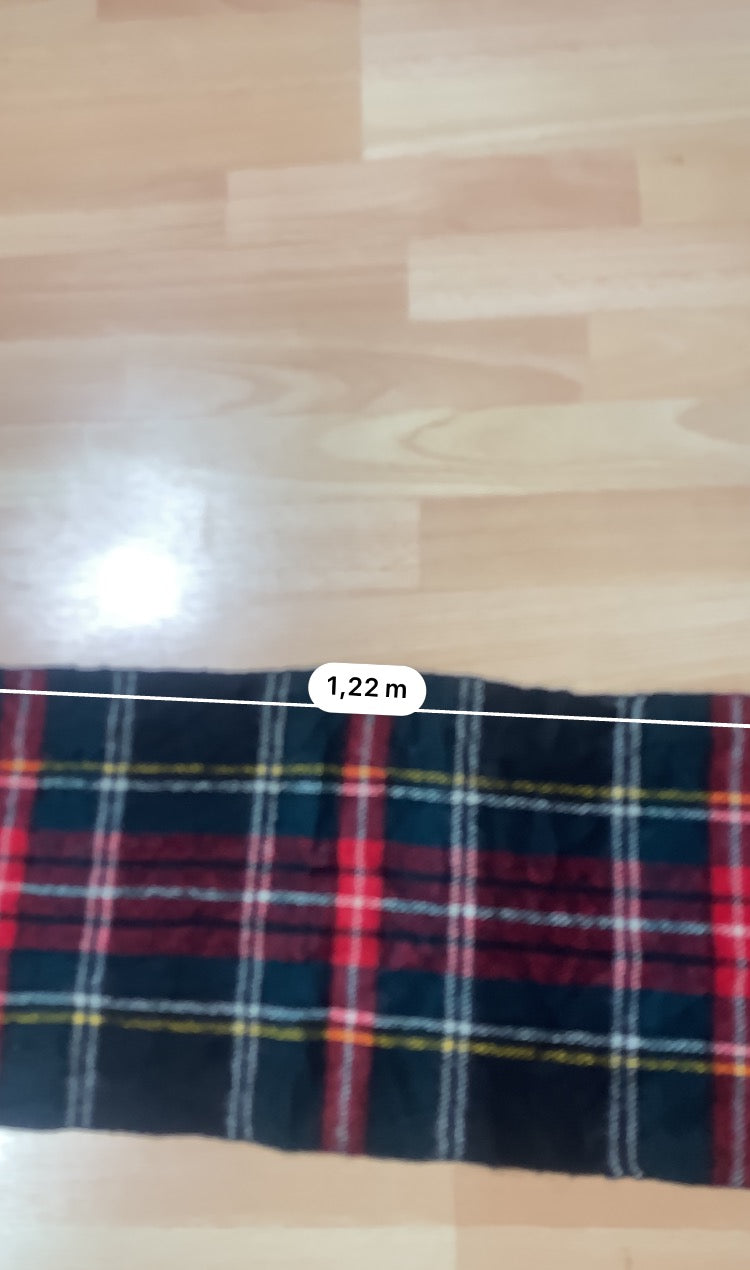 Scarf - vintage - ample - brodé - 1990s - 2000s - cybery2k - rare