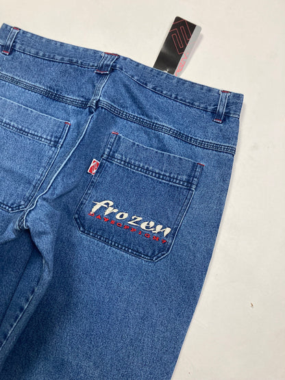 Frozen baggy hiphop - Size L-XL - vintage - ample - brodé - 1990s - 2000s - cybery2k - rare