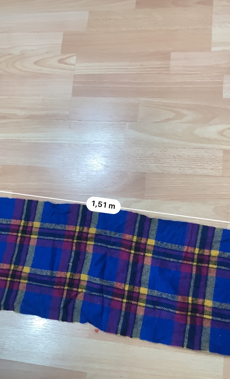 Scarf - vintage - ample - brodé - 1990s - 2000s - cybery2k - rare