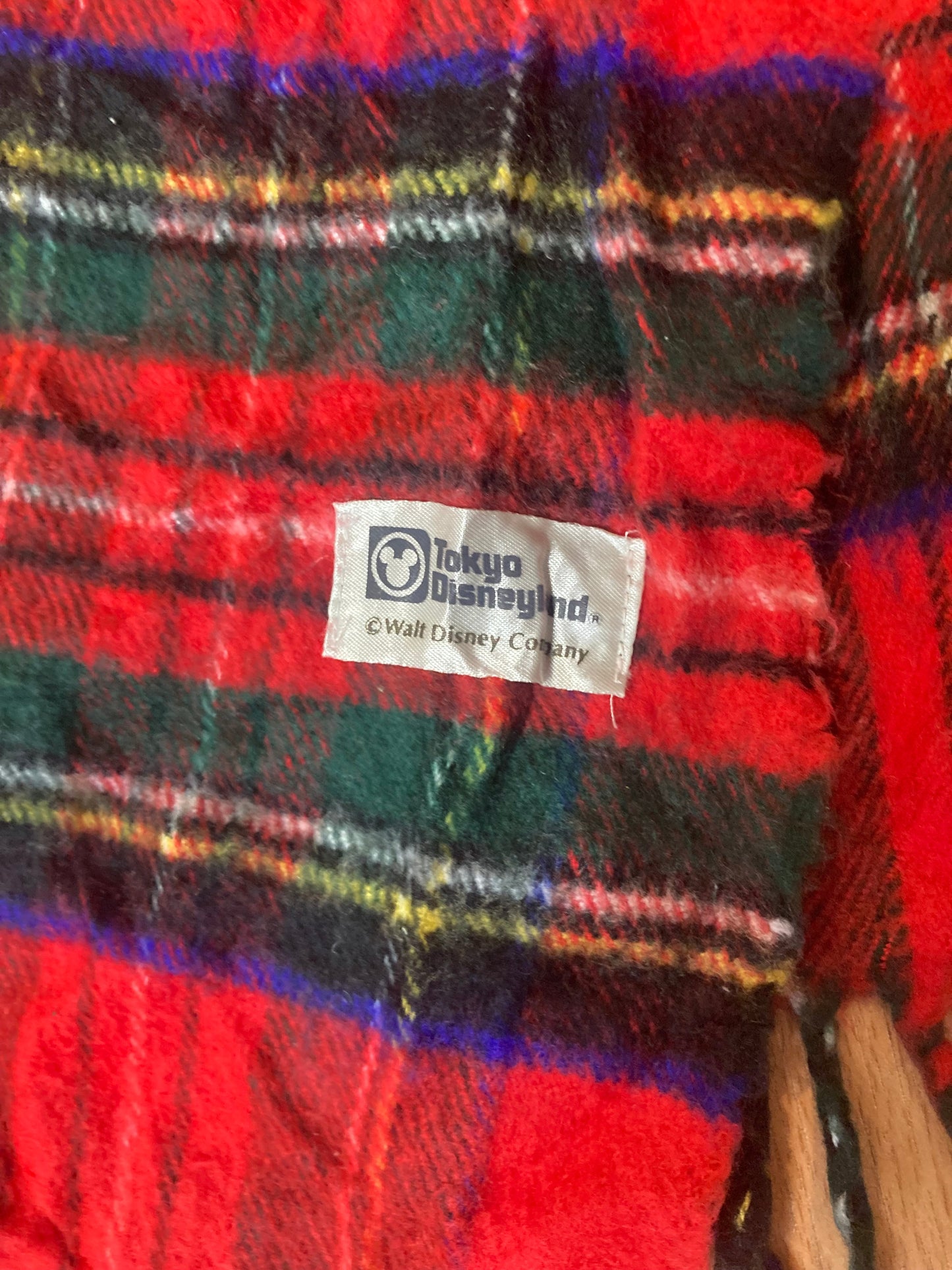 Disney Scarf - vintage - ample - brodé - 1990s - 2000s - cybery2k - rare