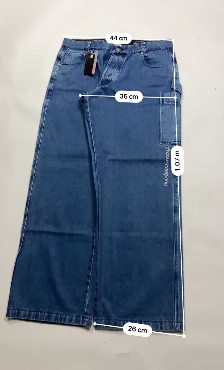 Frozen baggy hiphop - Size L-XL - vintage - ample - brodé - 1990s - 2000s - cybery2k - rare