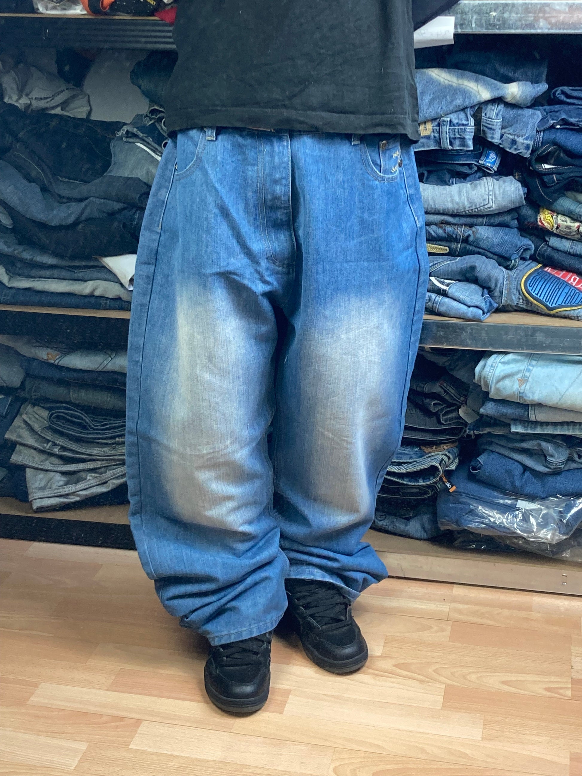 Rawblue baggy hiphop - Size XL - vintage - ample - brodé - 1990s - 2000s - cybery2k - rare Bigshopstyle