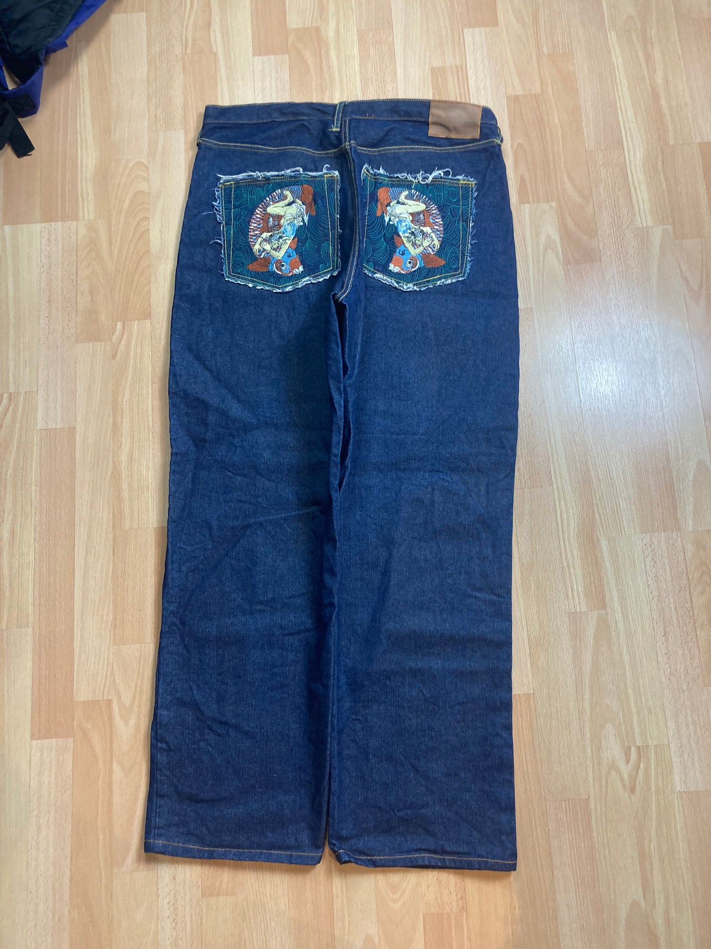 RMC baggy hiphop - Size L - vintage - ample - brodé - 1990s - 2000s - cybery2k - rare - japan