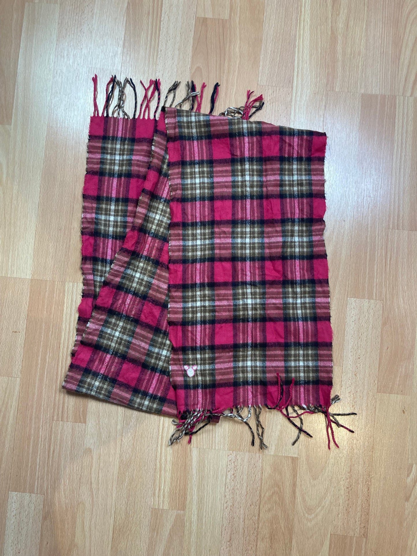 Scarf - vintage - ample - brodé - 1990s - 2000s - cybery2k - rare