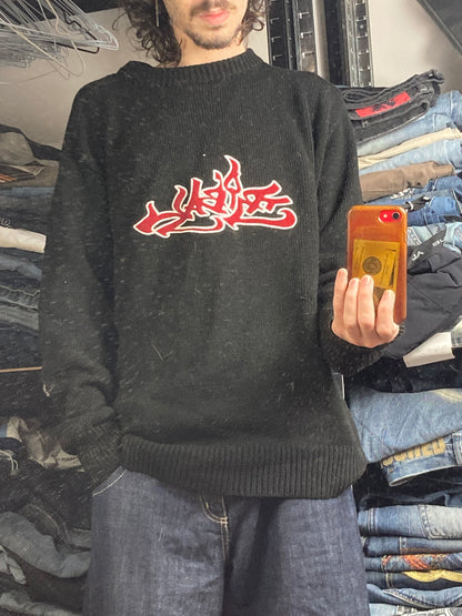 Crewneck Tribalgear hiphop - Size XL - vintage - ample - brodé - 1990s - 2000s - cybery2k - rare