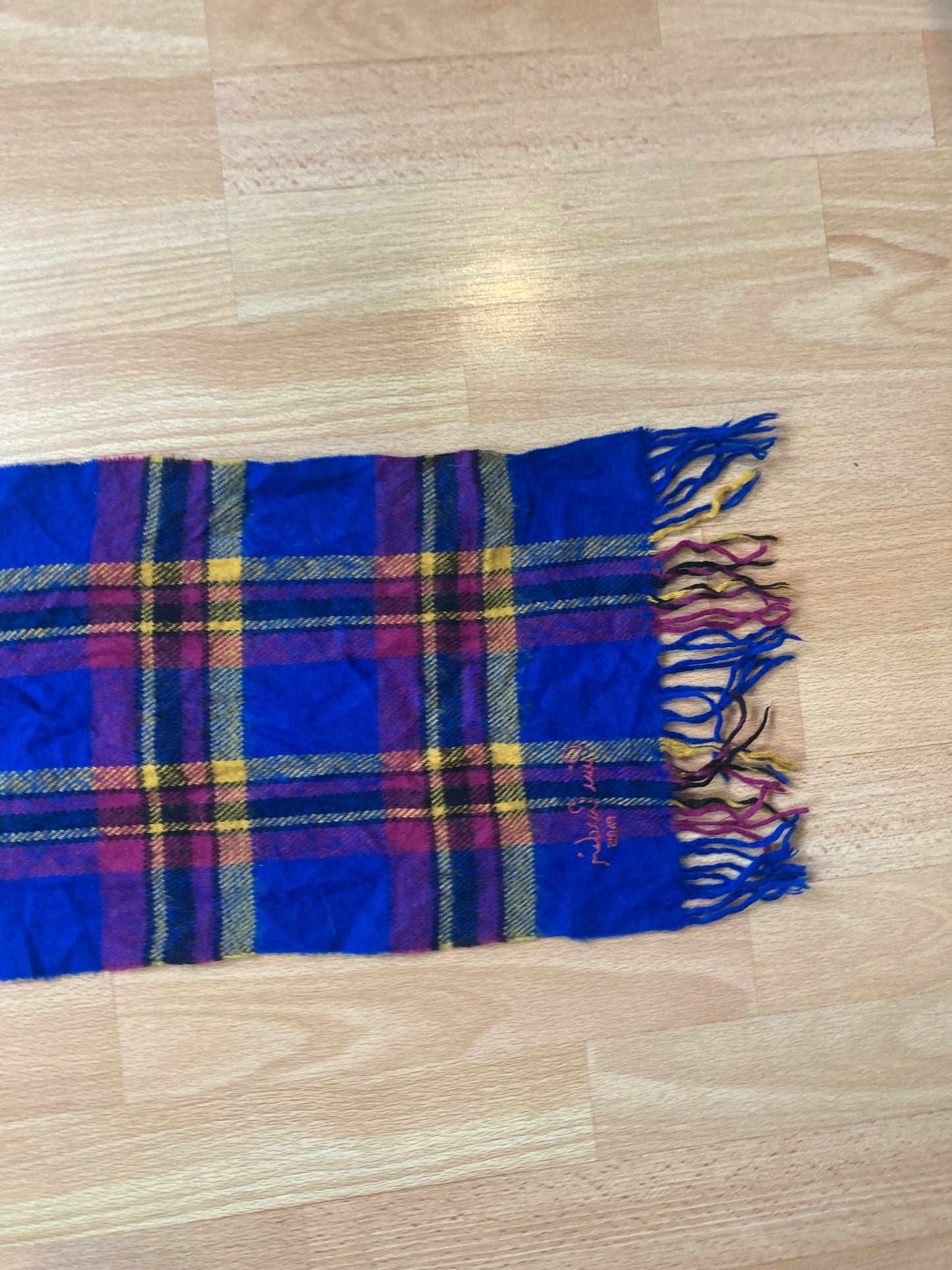 Scarf - vintage - ample - brodé - 1990s - 2000s - cybery2k - rare