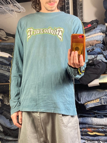 Longsleeve Biohazard hiphop - Size M - vintage - ample - brodé - 1990s - 2000s - cybery2k - rare