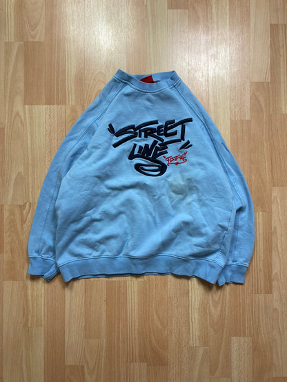 Crewneck Streetwear hiphop - Size M - vintage - ample - brodé - 1990s - 2000s - cybery2k - rare