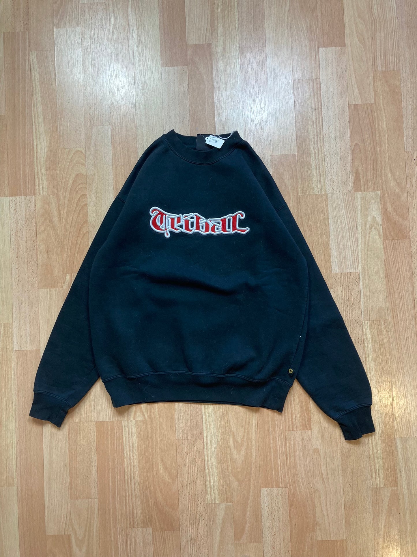 Crewneck TribalGear hiphop - Size S - vintage - ample - brodé - 1990s - 2000s - cybery2k - rare