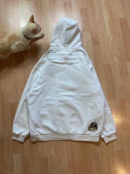 Hoodie Zip Karlkani hiphop - Size L - vintage - ample - brodé - 1990s - 2000s - cybery2k - rare