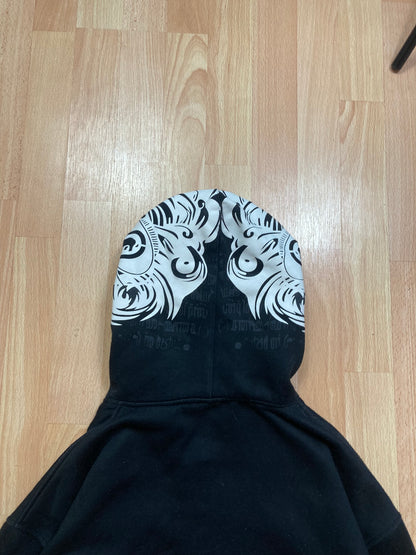 Hoodie Zip EckoUNLTD hiphop - Size L - vintage - ample - brodé - 1990s - 2000s - cybery2k - rare