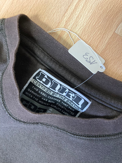 Crewneck BLK1 hiphop - Size M - vintage - ample - brodé - 1990s - 2000s - cybery2k - rare