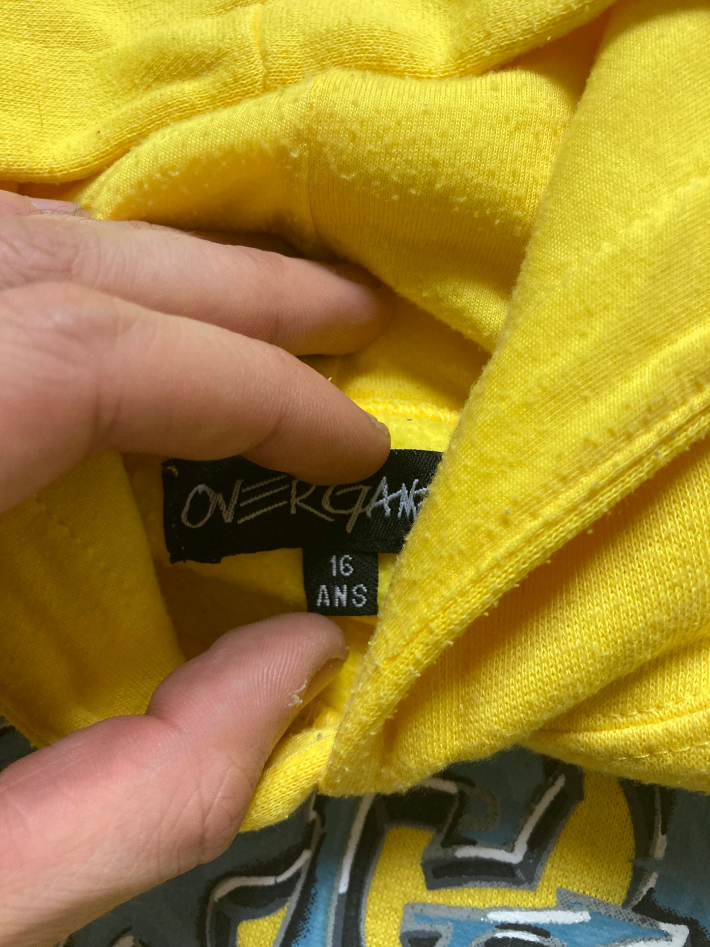 Hoodie Overgame hiphop - Size S - vintage - ample - brodé - 1990s - 2000s - cybery2k - rare